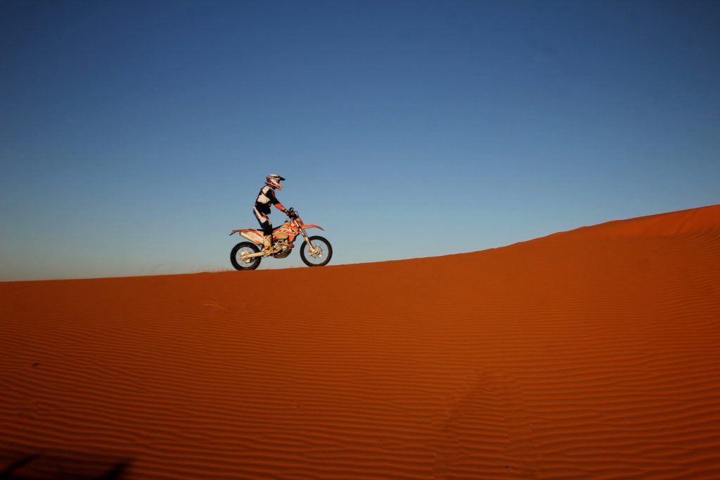 Bella dose di sabbia per Jacopo Ceruti in gara nel deserto